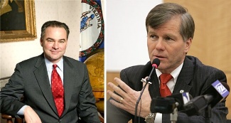 Virginia governors Kaine and McDonnell